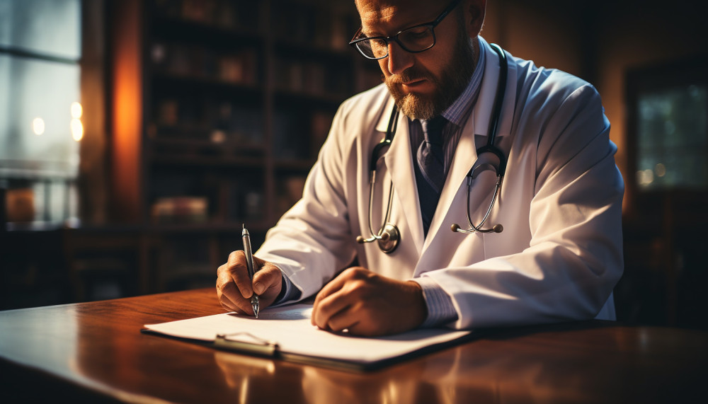 What is the procedure for writing a cover letter for a job in the healthcare sector ?