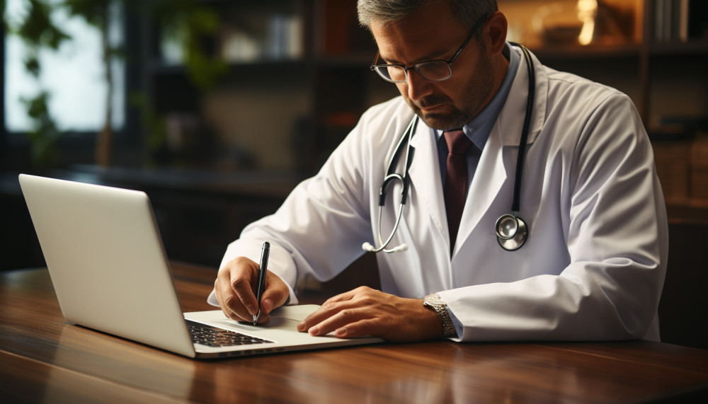 What is the procedure for writing a cover letter for a job in the healthcare sector ?